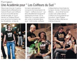 Formation - Une Académie pour Les Coiffeurs du Sud